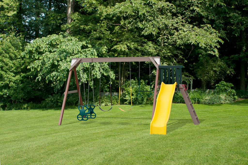 Wooden Free Standing Swing Set Series